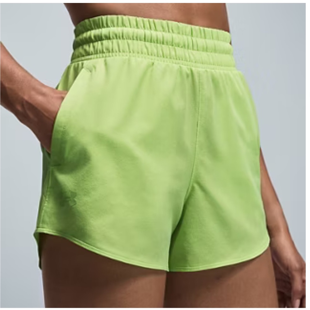 Under Armour Light Green Athletic Lightweight Performance Shorts